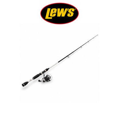 Lew’s American Hero 6'6" Spinning Combo Black/White Size 200 5.1:1 gear ratio Ambidextrous