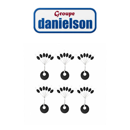 Danielson Rubber Bobber & Sinker Stops – Fits Most Fishing Line Diameters