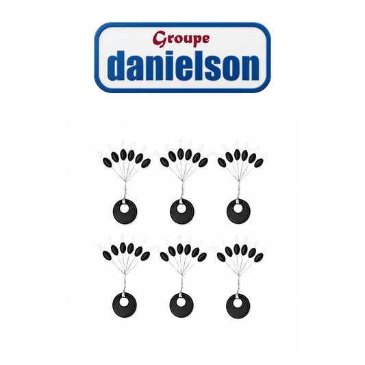 Danielson Rubber Bobber & Sinker Stops – Fits Most Fishing Line Diameters