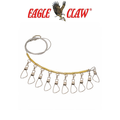 Eagle Claw 70" Heavy Duty Cable Fish Stringer Peg Board Display