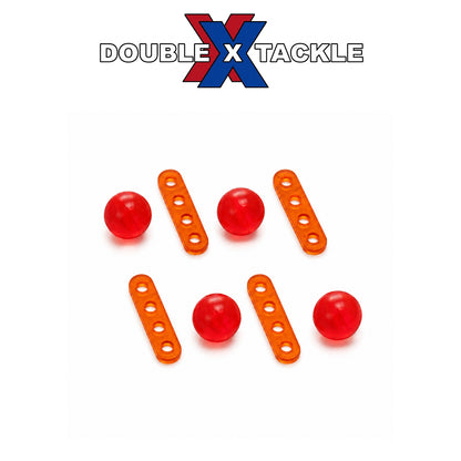 Double X Tackle Gizmo Bobber Stops Red 2-12lb
