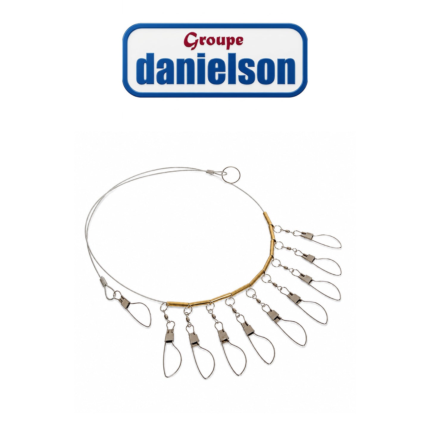 Danielson Cable Fish Stringer with 10 Swivel Snaps
