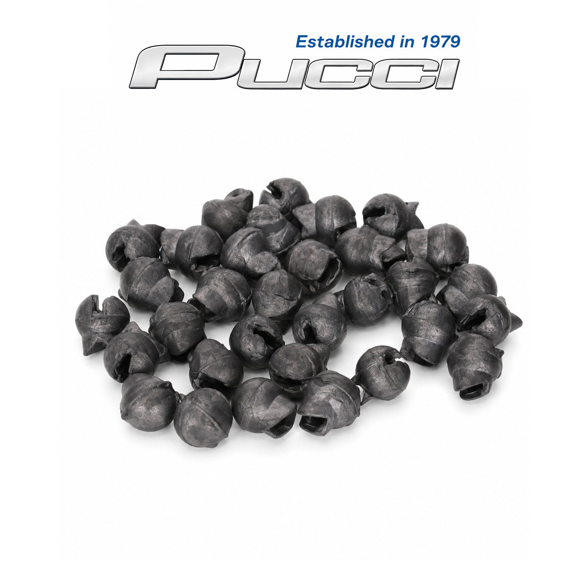 Pucci SS 3 Round Split Shot Fishing Sinkers 12 Pack