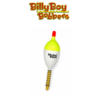 Billy Boy Bobbers Balsa Spring Unweighted Oval Bobbers 0.62" White 18 Pack