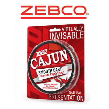 Cajun Low-Vis Red Monofilament Fishing Line 8 lb Test – 330 Yards