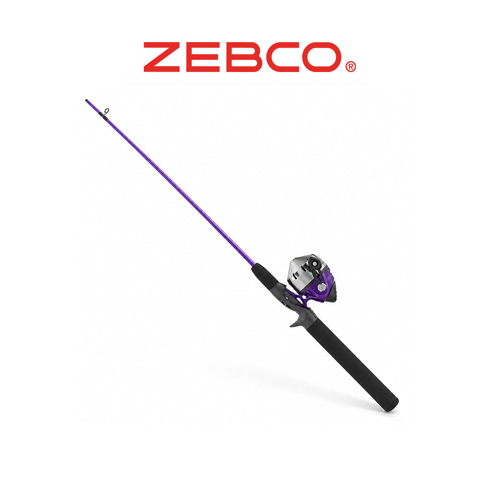 Zebco 202 ZB1 Spincast Reel & Rod Combo + Eagle Claw Tackle Kit