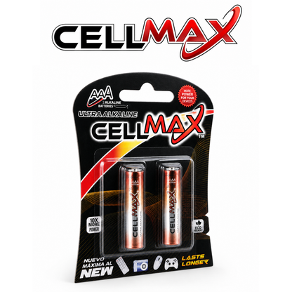 CellMax AAA Alkaline Batteries 2-Pack Carded