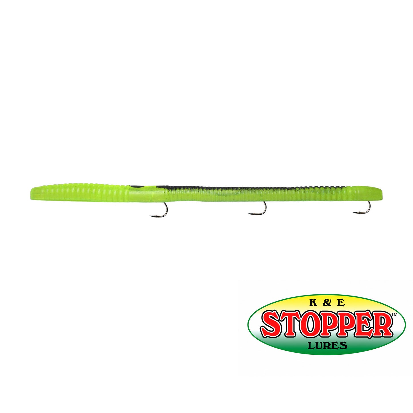 K&E Mag Stopper Regular Hook for Magnum 6" Worms 6/pack