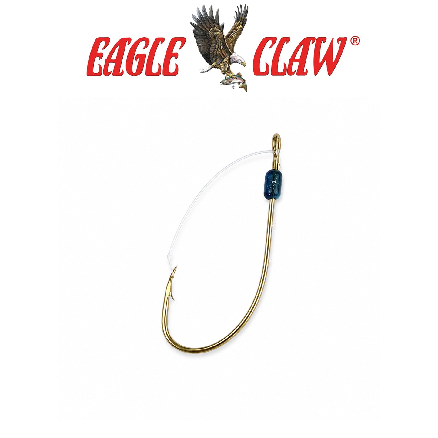 Eagle Claw Weedless Baitholder Non-Offset Fishing Hooks – 5 Pack