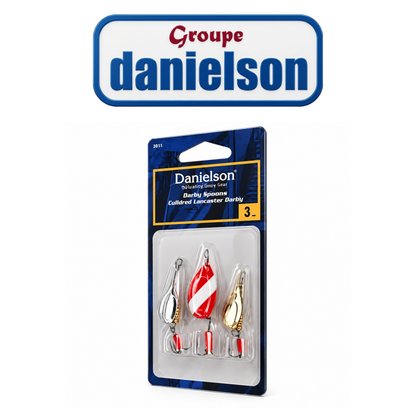 DN Dandy Spinner Assortment – 3-Piece Fishing Lure Set for Freshwater Fishing