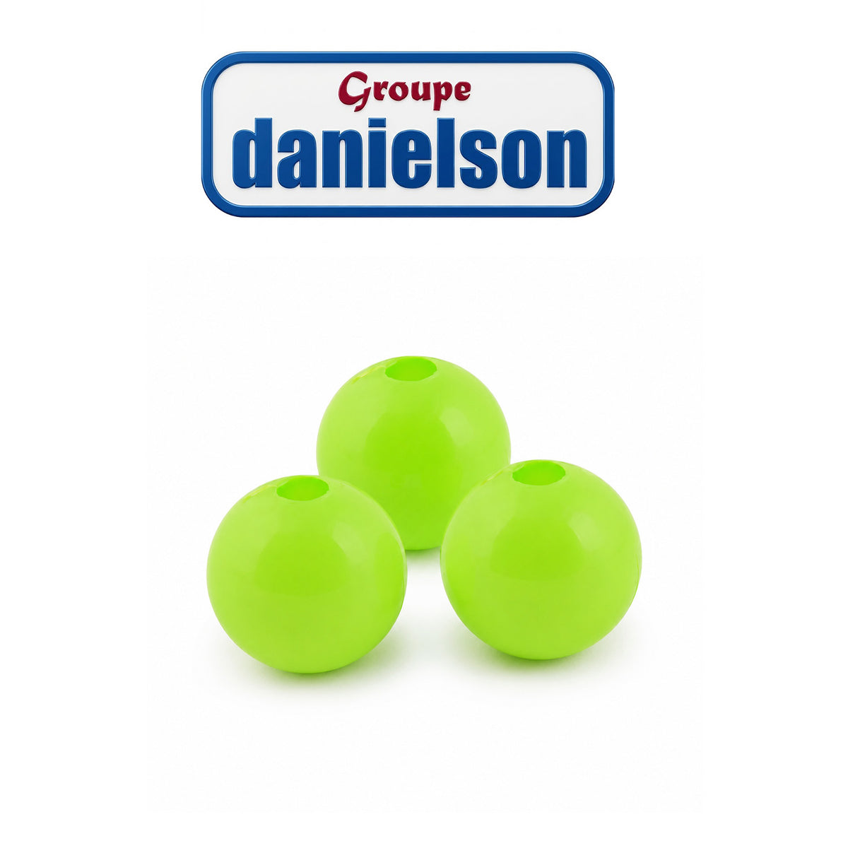 Danielson 4mm Round Beads – Chartreuse, 110 pk