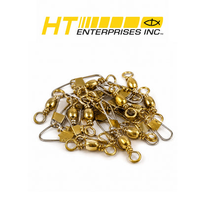 HT Brass Snap Swivels Size 5 BSSE-5 – 5 Pieces per Pack