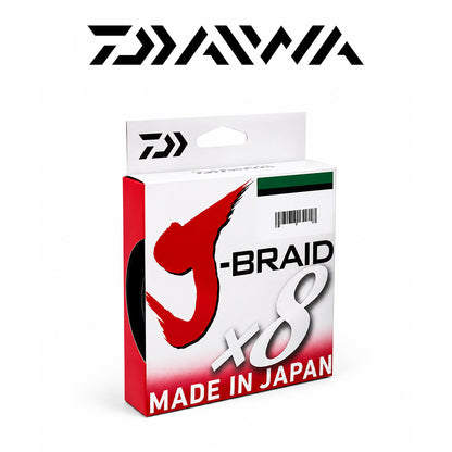 Daiwa J-Braid X8 Filler Spool Dark Green Braided Fishing Line