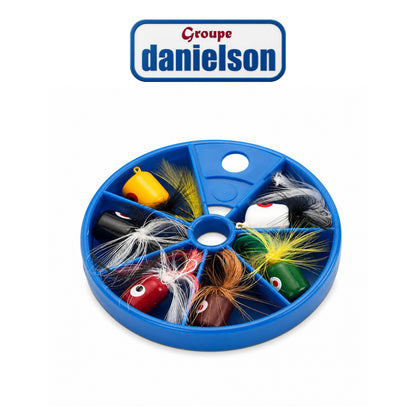 Danielson DN Popper Dial Box Assortment 6-Piece Fishing Float Set
