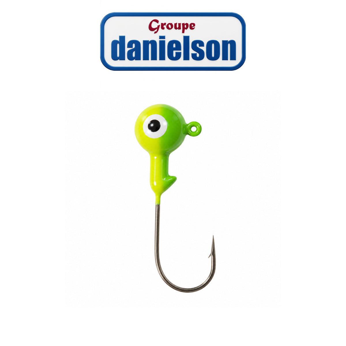 Danielson Painted Lead Jig Head with Corrosion-Resistant Hook