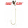 Eagle Claw Aberdeen 1X Light Wire Non-Offset Bronze Hooks – 5 Pack