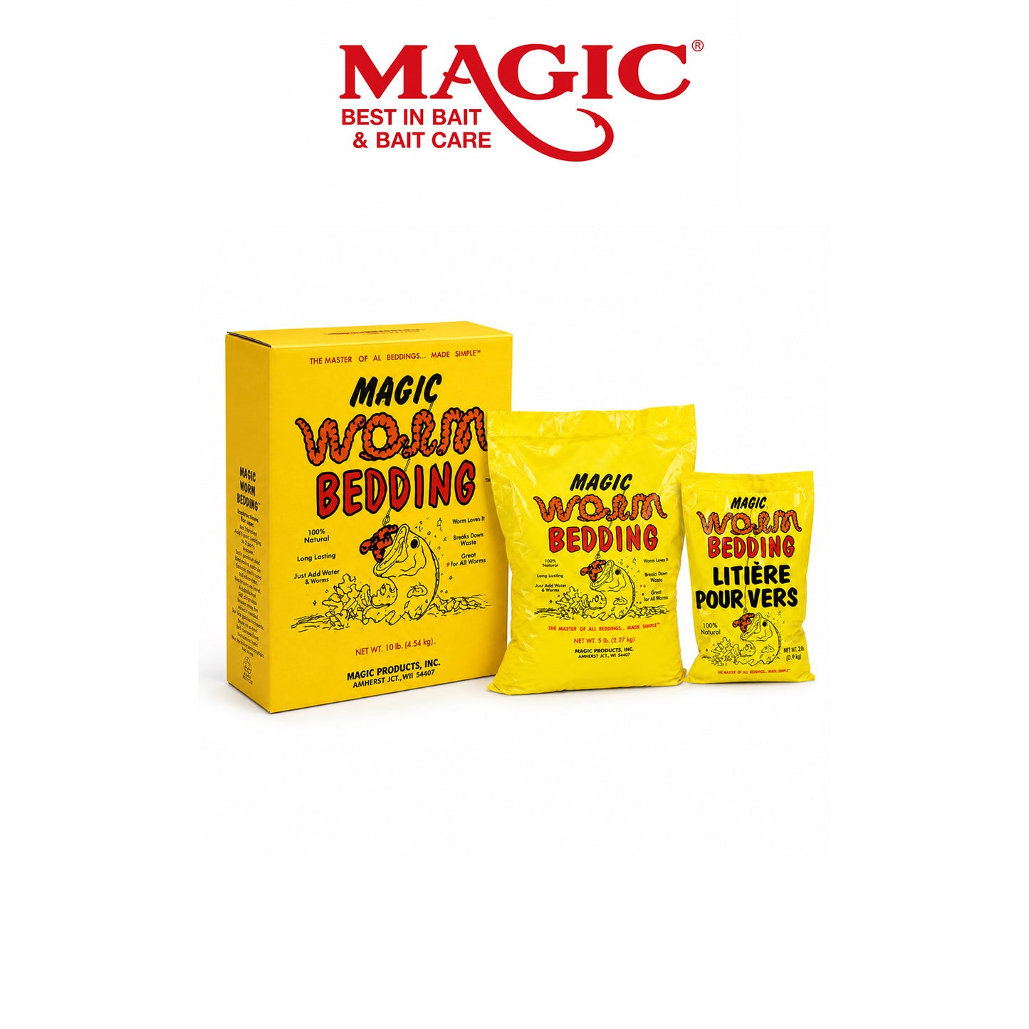 Magic Products Worm Bedding