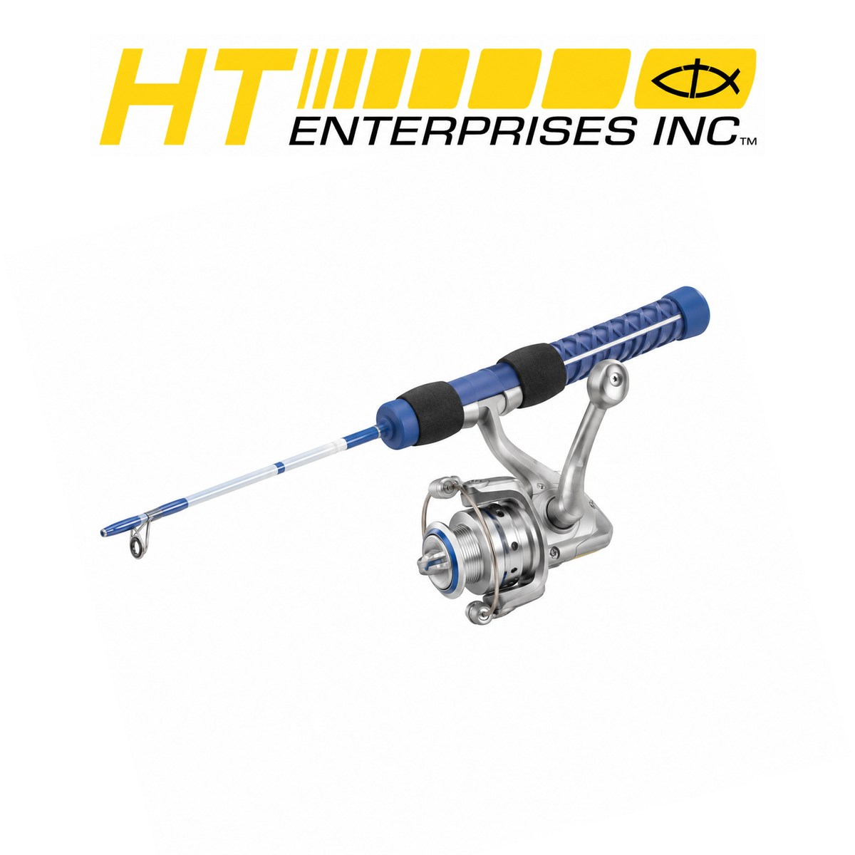 Ice Blue Jiggin Stik 30" Medium Action Ice Fishing Jigging Rod