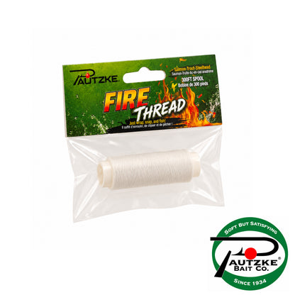 Pautzke Fire Thread Knotless Elastic Bait Tying Thread