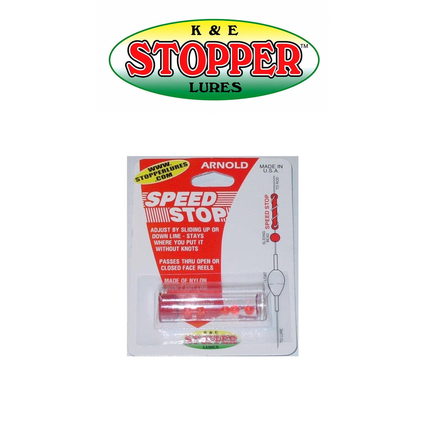 K&E Speed Bump Bobber 15PK Red Freshwater Fishing Bobbers