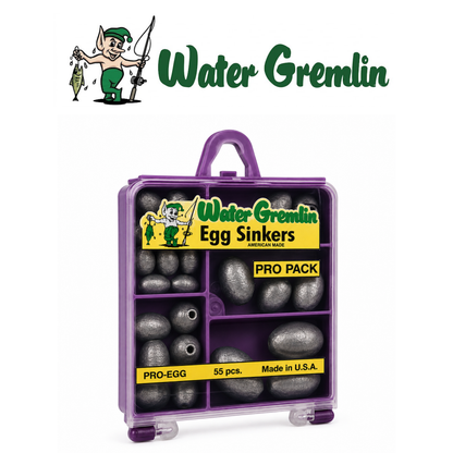 Water Gremlin PRO-EG Egg Sinker Pro – Premium Fishing Weight