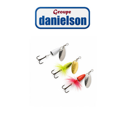 Danielson 3-Piece DN Bantam Tail Spinner Fishing Lure Set