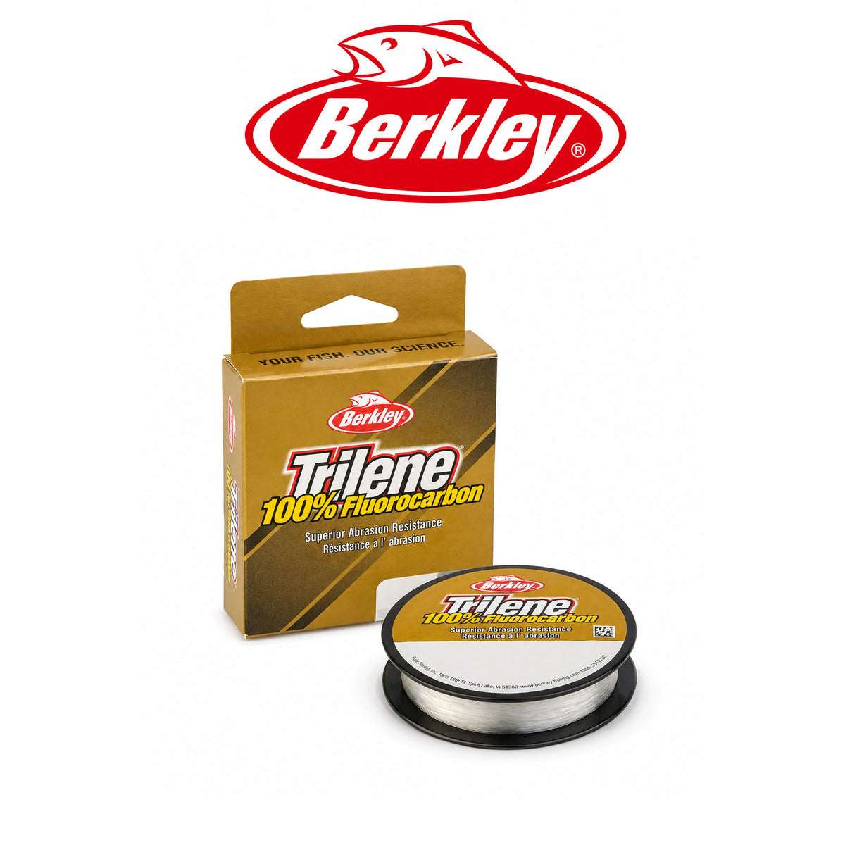 Berkley Trilene 100% Fluorocarbon Pony Spool Clear Fishing Line