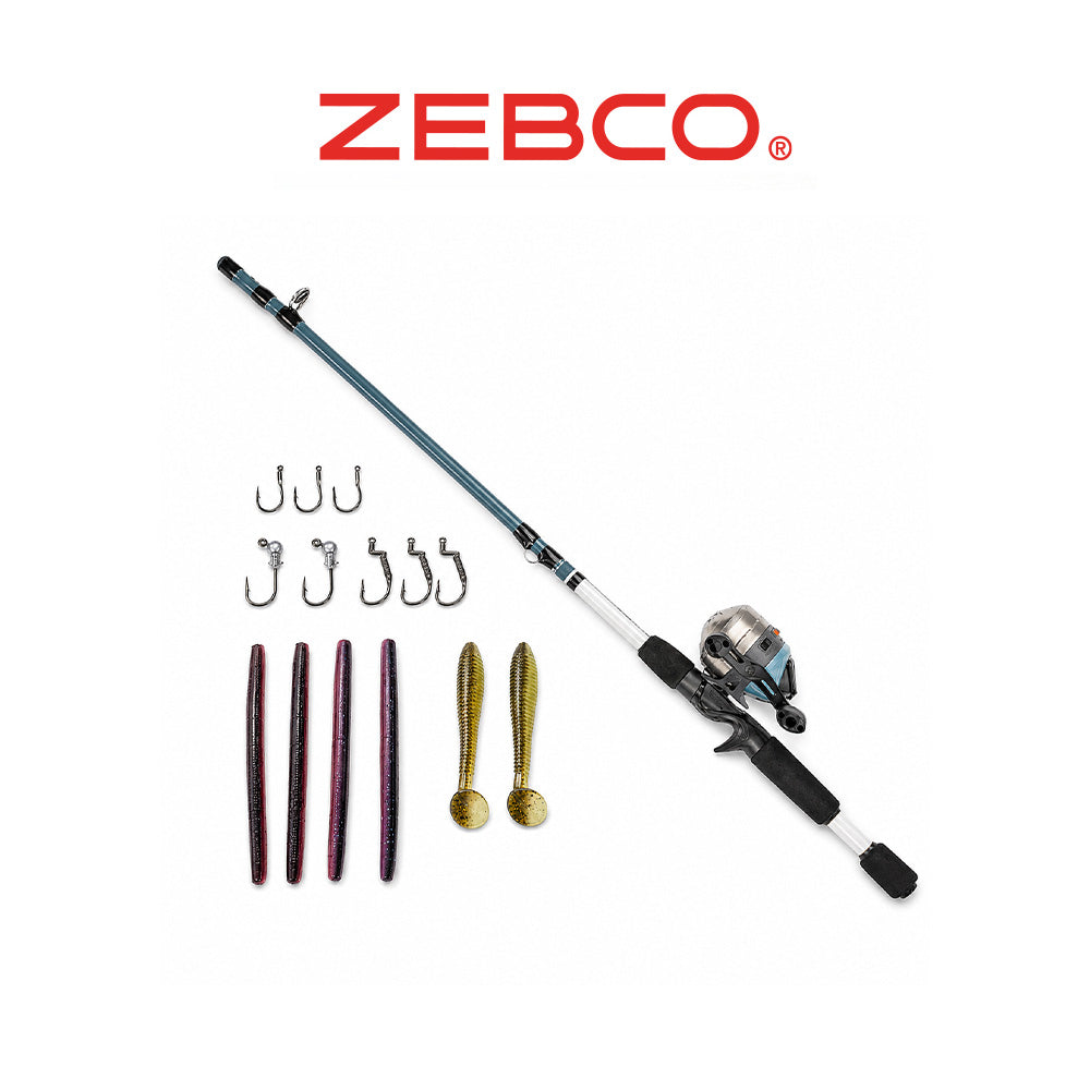Zebco 33 Strike King Spincast Combo – 6’6” 2-Piece Medium Power
