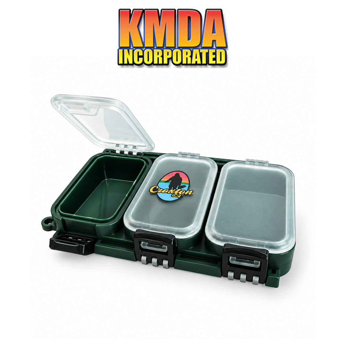 KMDA Mini Waterproof Tackle Box with 6 Sealed Compartments