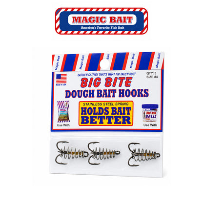 Magic Bait Trbl Spring Size #4 Metallic Treble Spring Hook