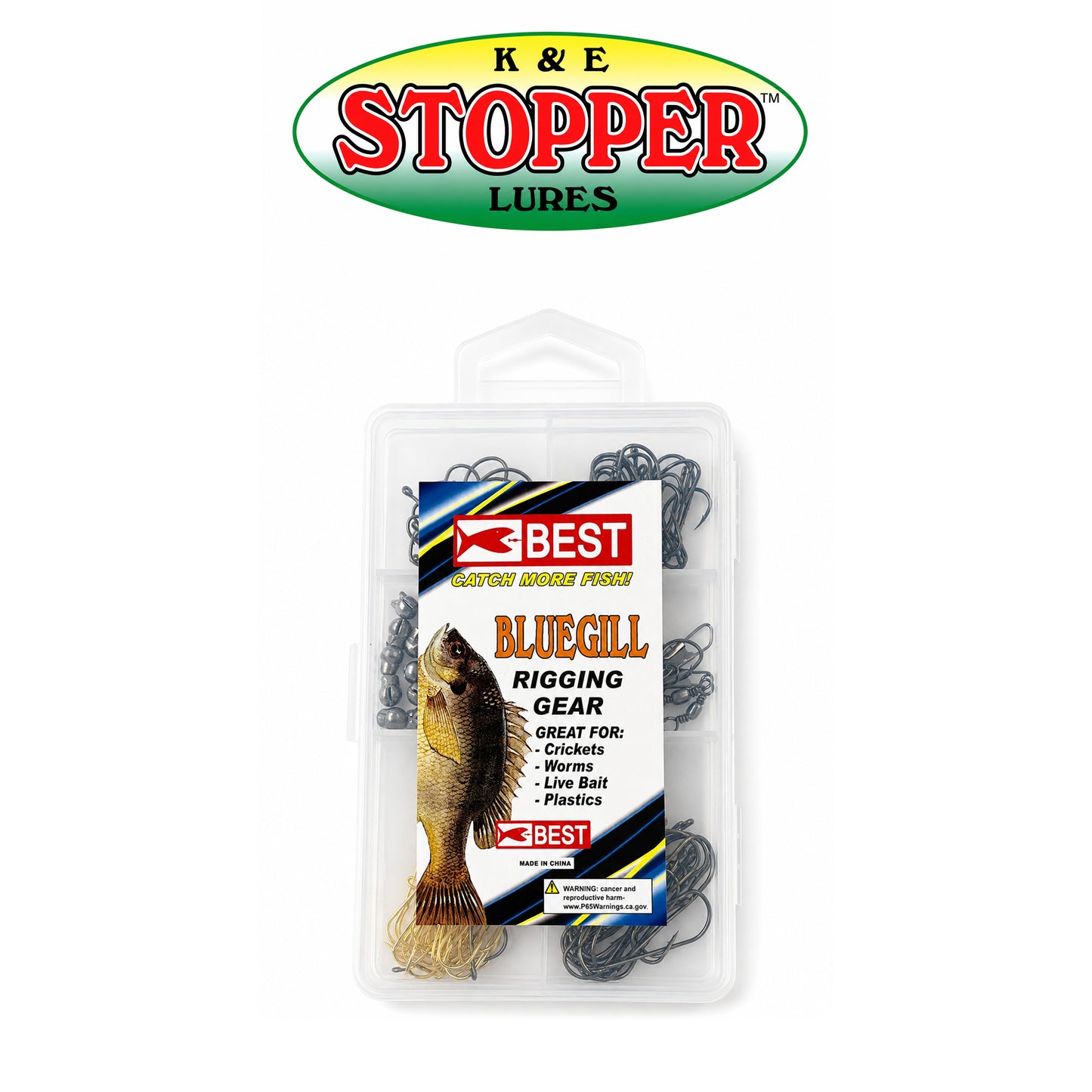 K&E Bluegill Fishing Species Kit – Assorted Sizes