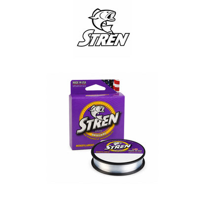 Original Stren Clear/Blue Fluorescent Fishing Line 100yd