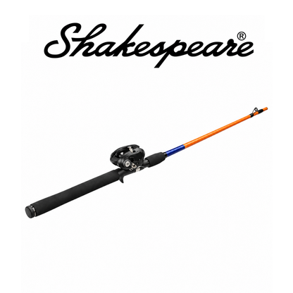 Shakespeare Catch More Fish™ Spincast Rod & Reel Combo – Grey/Black, Size 15