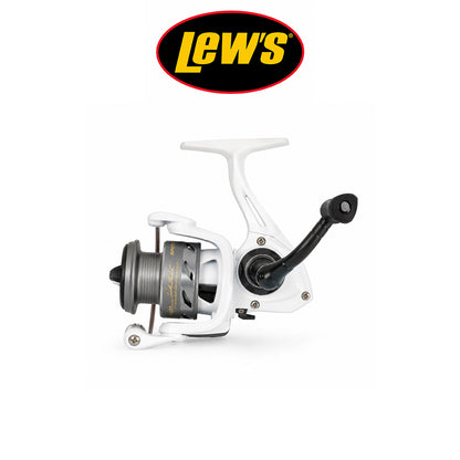 Lew’s Wally Marshall Reel G2 Spinning Reel White/Silver 75 & 100 Size , 5.0:1 Gear Ratio,Max Drag 6.6 lb