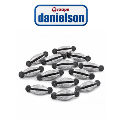 Danielson Twist Lock Fishing Sinkers 12 pack