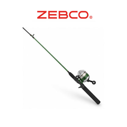 Zebco Classic Spincast Reel and 2-Piece Fishing Rod Combo