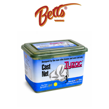 Tyzac Premium 5' Monofilament Cast Net with 3/8" Mesh – Boxed