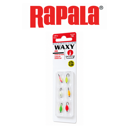 Rapala Waxy Jig Kit – Ice Fishing Jigs for Panfish, Crappie &amp; Perch