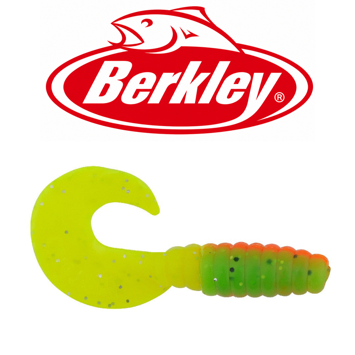 Berkley PowerBait® Power Grubs 2" Soft Fishing Bait – 20 Count Bag
