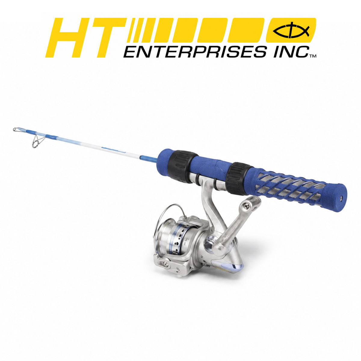 HT Ice Blue 24" Medium Action Premium Ice Fishing Rod