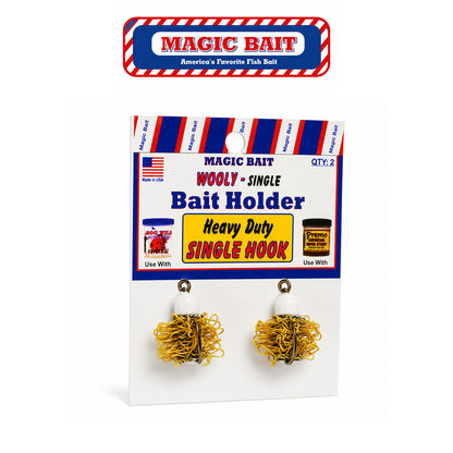 Magic Bait Wooly Single Hook with Wooly Body - Assorted Colors