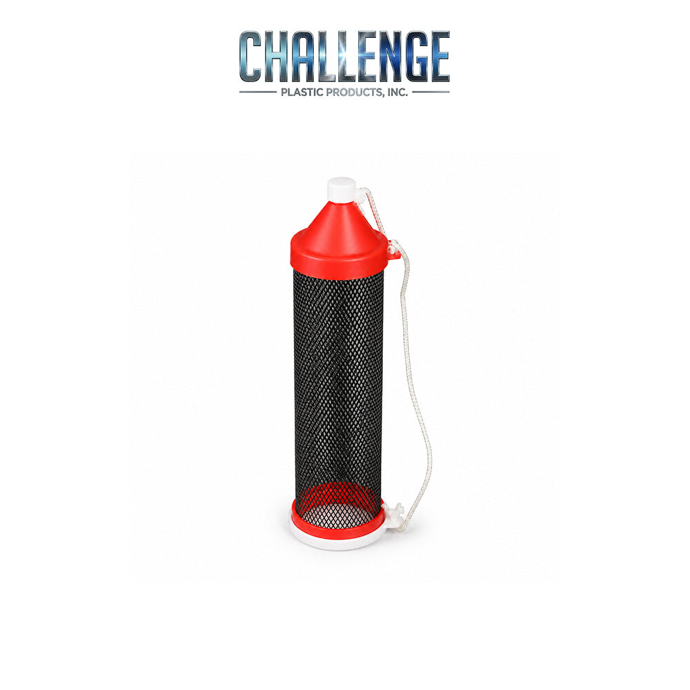 Challenge Plastics 6" Bait Cage – Red