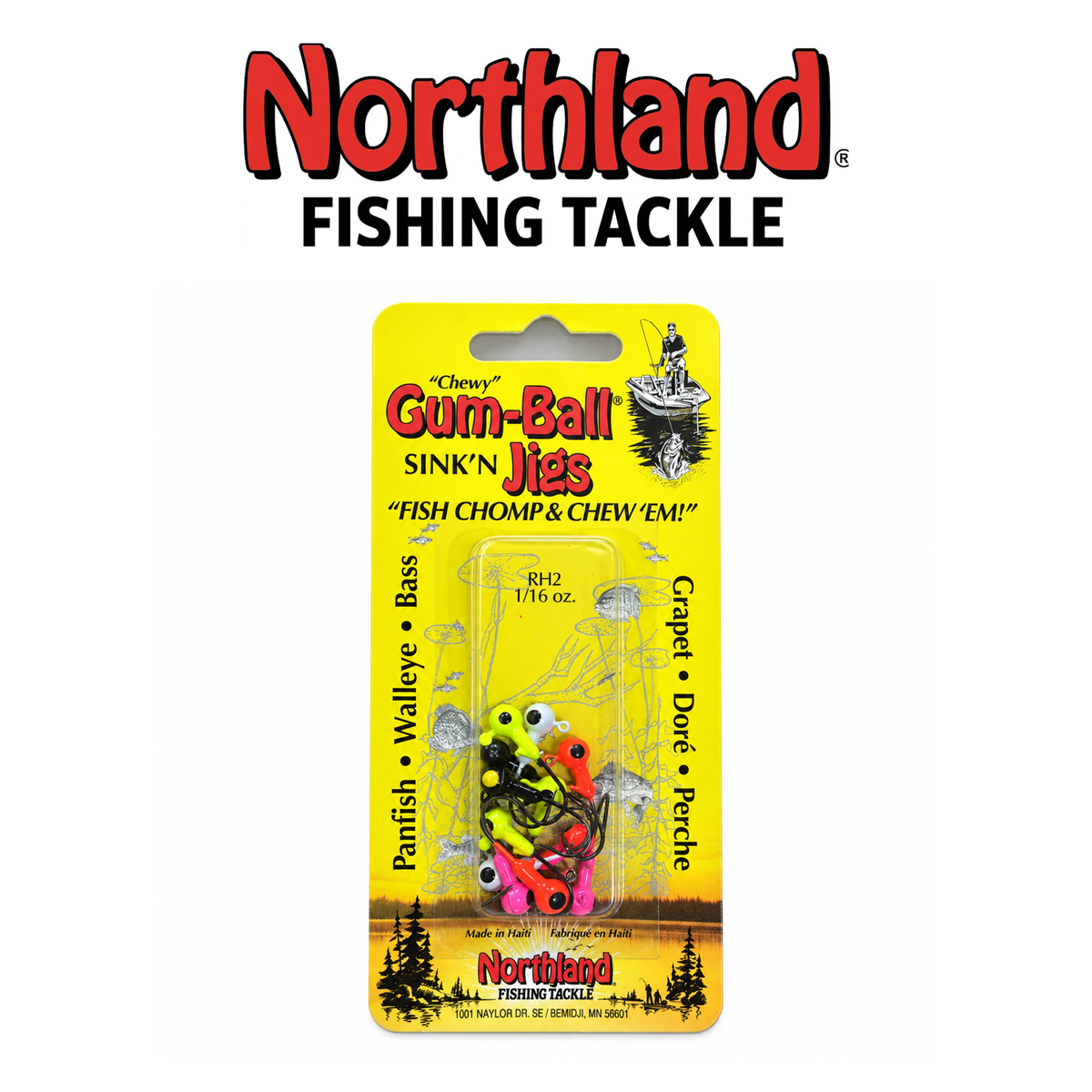 Gum-Ball Sink'n Jigs (12-99) – Versatile Weighted Fishing Jigs