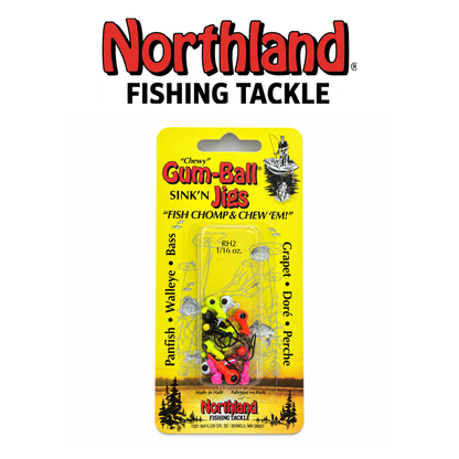 Gum-Ball Sink'n Jigs (12-99) – Versatile Weighted Fishing Jigs