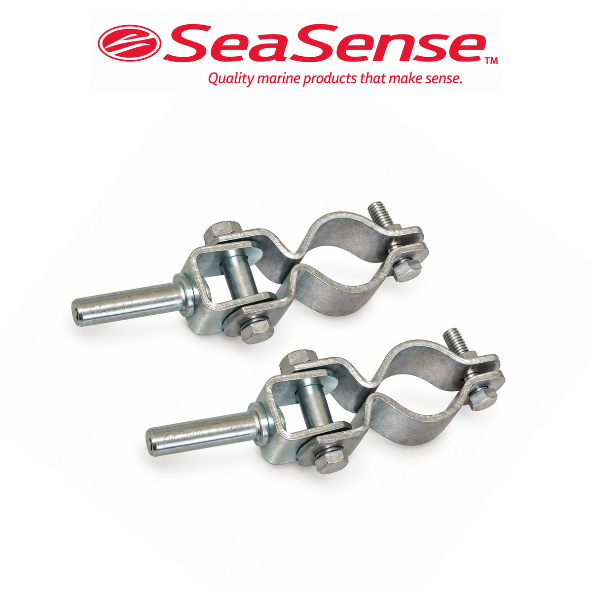 Clamp-On Oarlocks for Rowboats & Small Boats – Durable, Corrosion-Resistant Oar Holders (2 Pack)