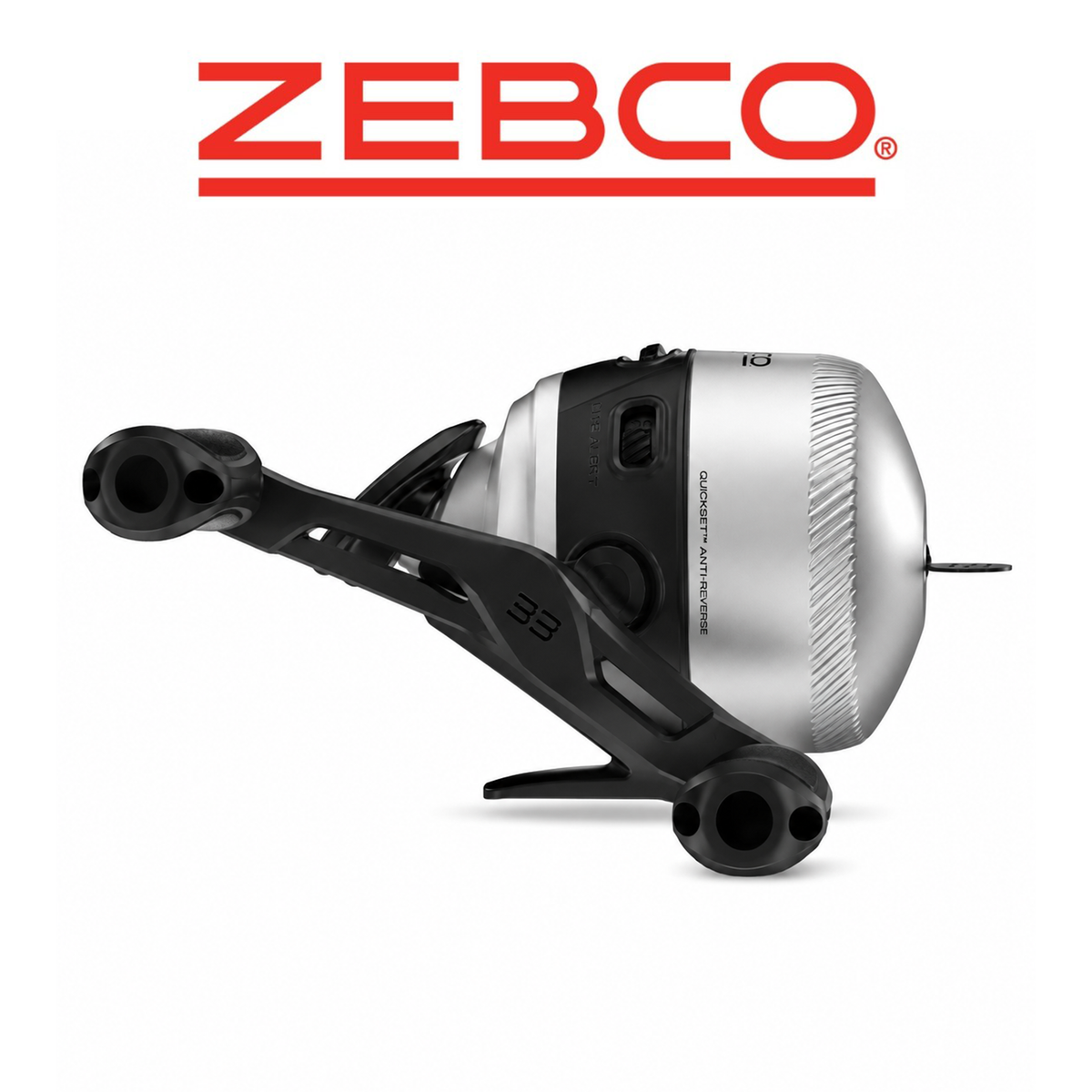 Zebco 33 Silver Spincast Fishing Reel – Box Version