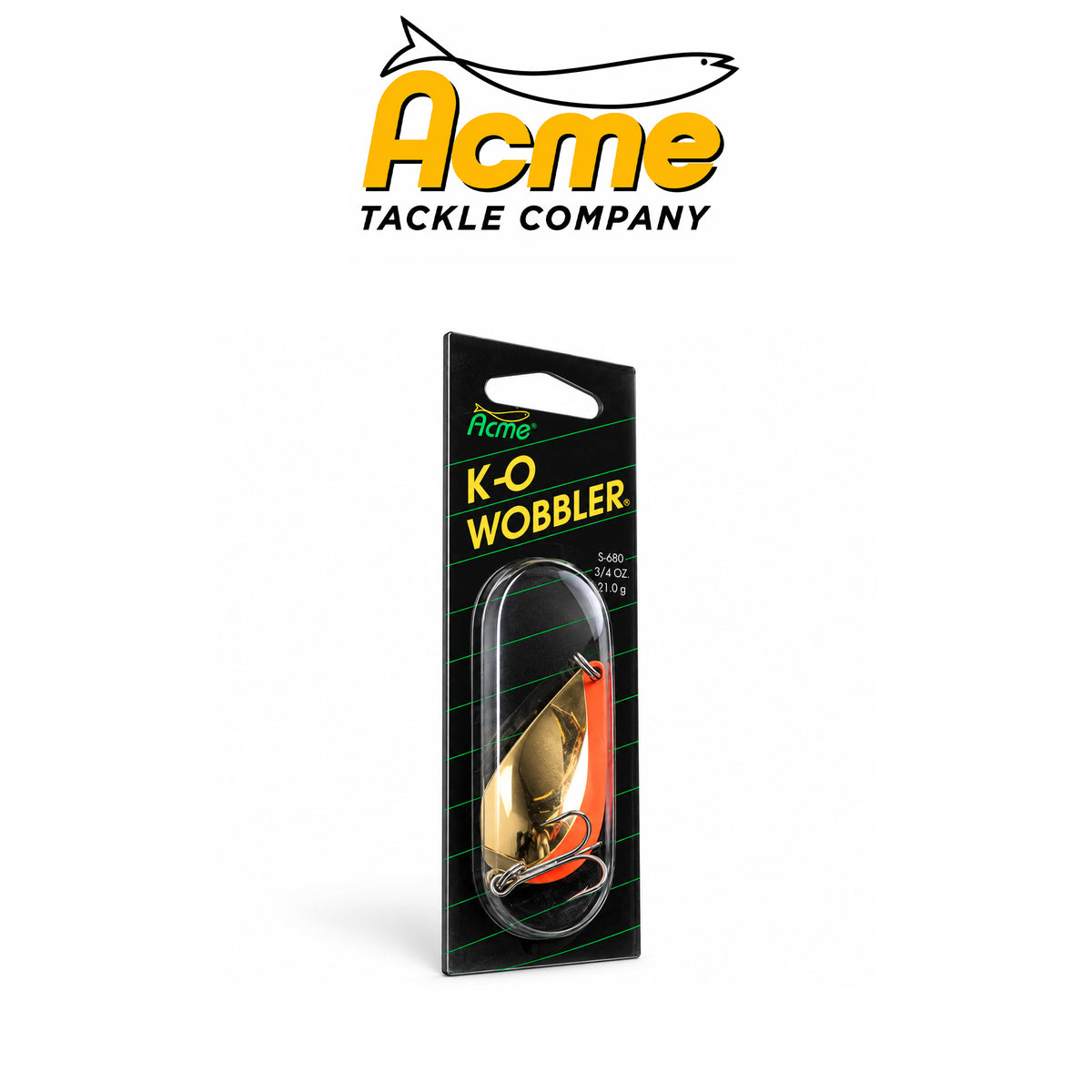 Acme Tackle KO Wobbler 3/4 oz Fishing Spoon Lure