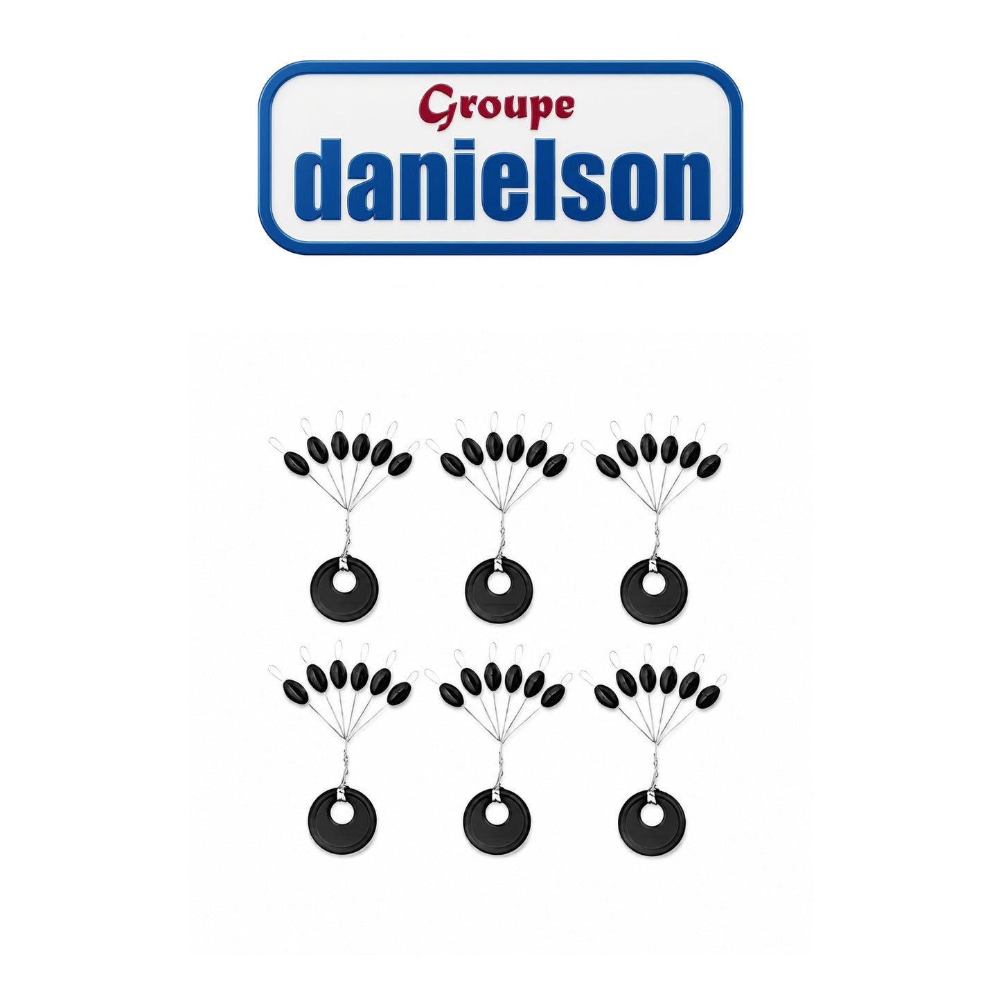 Danielson Rubber Bobber & Sinker Stops – Fits Most Fishing Line Diameters