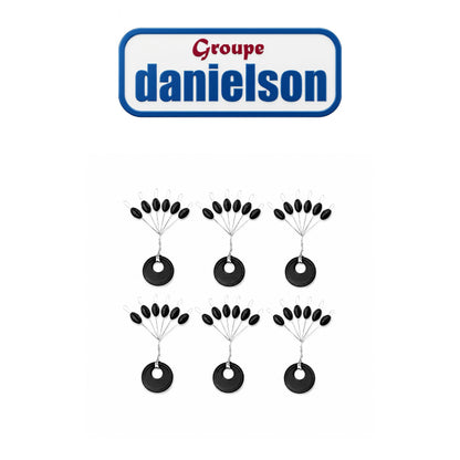 Danielson Rubber Bobber & Sinker Stops – Fits Most Fishing Line Diameters