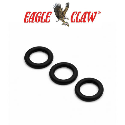 Eagle Claw Lazer Sharp Wacky Rig O-Rings 25 Piece Fishing Accessories